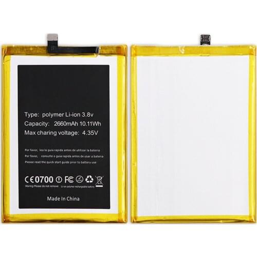 2pcs/lot Mobile Battery For Doogee F5 Replacement Battery 2660mAh