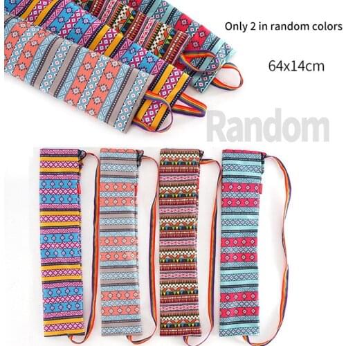 Hot Outdoor Camping Canopy Pole Tent Pole Storage Bag Ground Nails Trekking Poles Fishing Rod Waterproof Storage Bag 2PCS