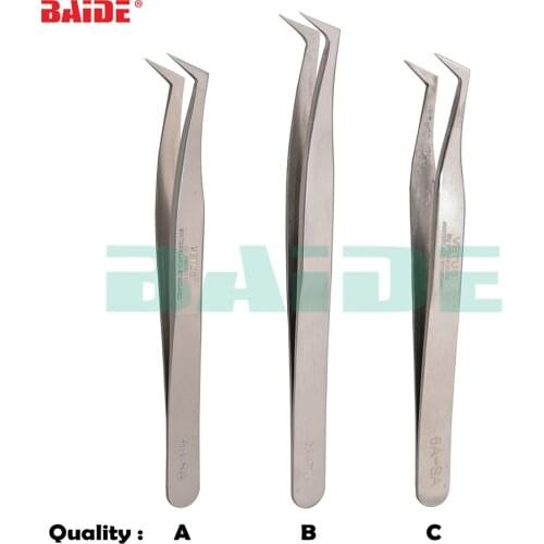 6A-SA Tweezers Precision Stainless Steel Tweezers Forceps Wholesale