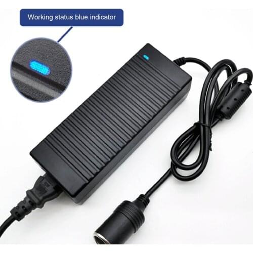 Car Power Adapter Cigarette Lighter Converter Power Convert AC Adapter DC 110V/ 220V to 12V 10A Power Adapter Supply Lighter