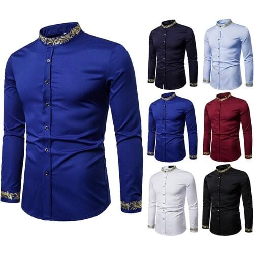 African Clothes Man Shirt Dashiki Africa Dresses for Men Rich Bazin Embroidery Long Print Traditional African Clothing DT1791