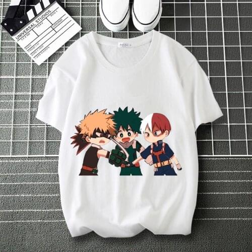 My Hero Academia Asui Tsuyu Graphics Print High flexibility T-Shirt Round Neck Short Sleeve Modal Unisex T shirt