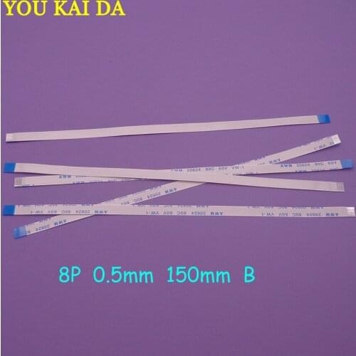 30pcs FFC FPC Flexible Cable for ASUS X550V X550C X550CC F550V X550 Touchpad flex cable Length 15cm 8 Pin 8P 0.5mm 150mm B