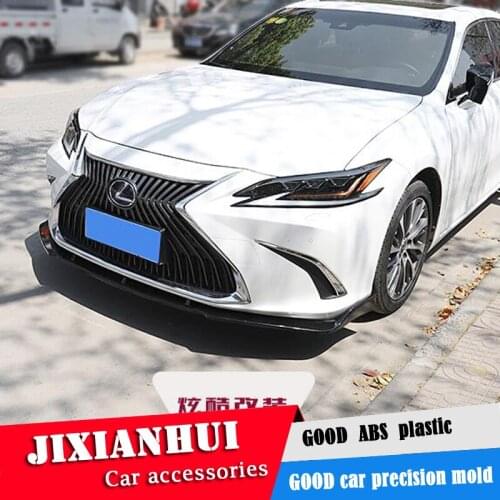 For Lexus ES260 Body kit spoiler 2018-2019 For ES300 ES350 ABS Rear lip rear spoiler front Bumper Diffuser Bumpers Protector