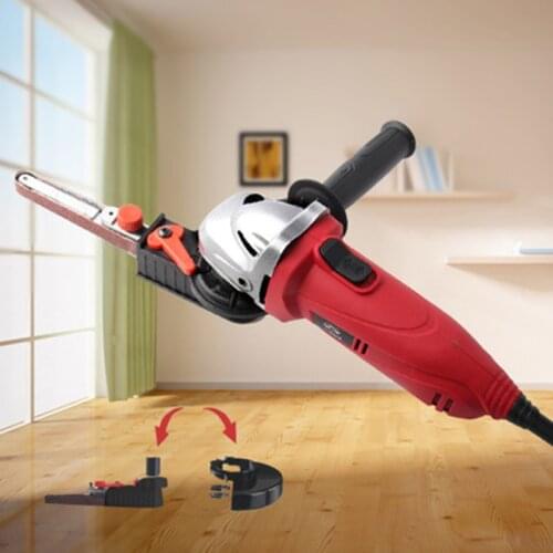 Mini Belt Polishing Machine Hand-held Electric Angle Grinder Conversion Belt Machine Multifunctional Sanding Machine