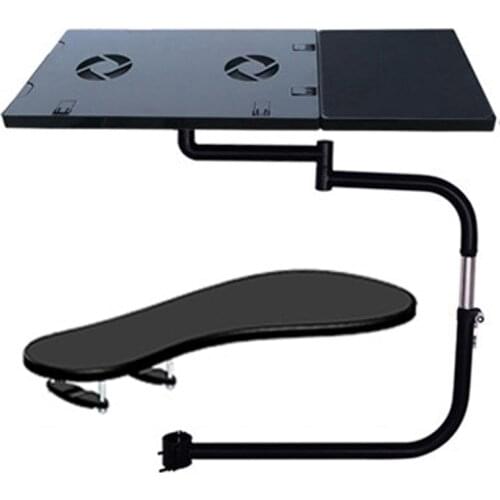 D-mount OK331 Multifunctional square Keyboard Support+mouse pad armrest Laptop Desk Holder Mouse Pad Stainless steel 20kg