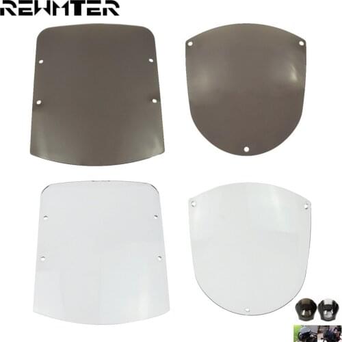 Motorcycle ABS Windshield Quarter Fairing Windscreen Protector Smoke/Clear For Harley Sportster XL 1200 883 FXR Dyna Fat Bob