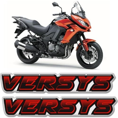Motorcycle Stickers For Kawasaki VERSYS 300 400 650 1000 X300 Tank Pad Adventure Side Panel Protector Fairing Decal Emblem Logo