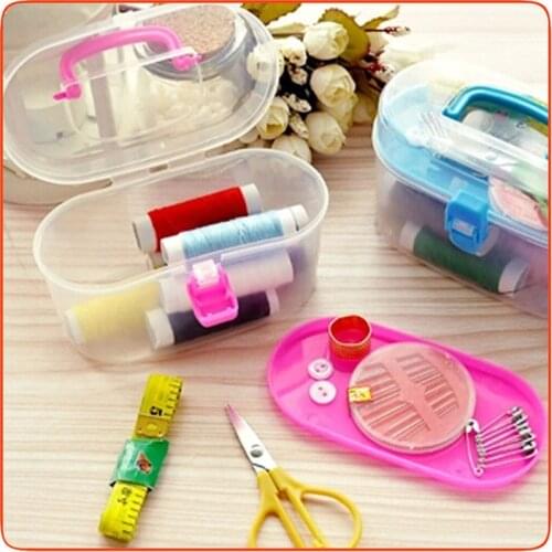 Large Sewing Box Set Household Portable 7 Kinds Set Mini Tool Sewing Thread Multi-function Sewing Kit