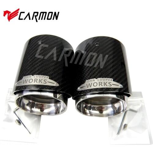 Carbon Fiber Mini Exhaust Tip Muffler Tips Fit for Mini Cooper R55 R56 R57 R58 R59 R60 R61 F54 F55 F56 F57 F60 Mini Muffler Tip
