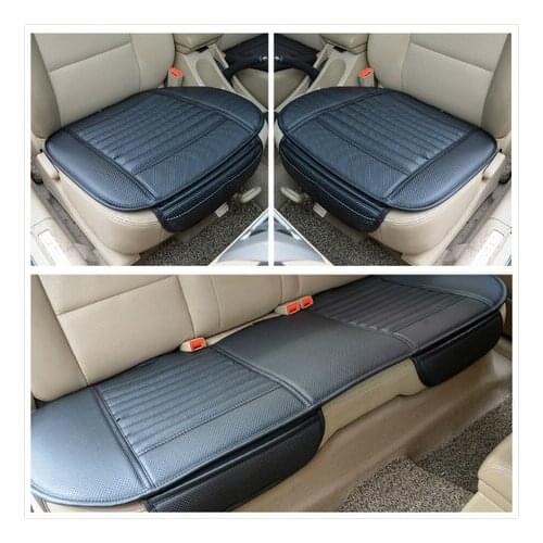 New Car seat cushion quality wear-resistant charcoal piece set leather single seat cushion car leather car seat cover car seat