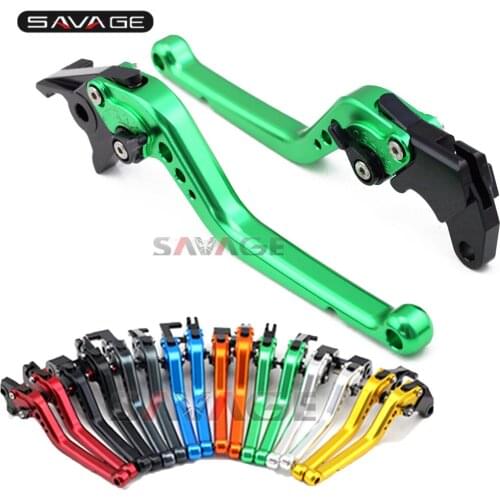 Brake Clutch Levers For KAWASAKI Z 1000 2004 Z1000 2003 2006 Levier Moto ZX6R ZX10R ZX9R ZX12R ZZR 600 Long Lever VERSYS 1000