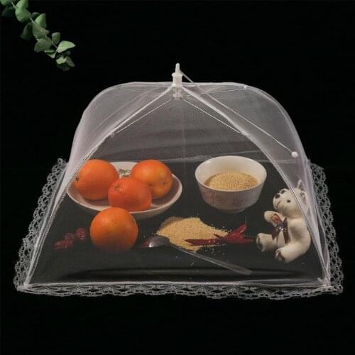 Foldable Lace Food Cover Anti Fly Collapsible Picnic BBQ Tent Cookware