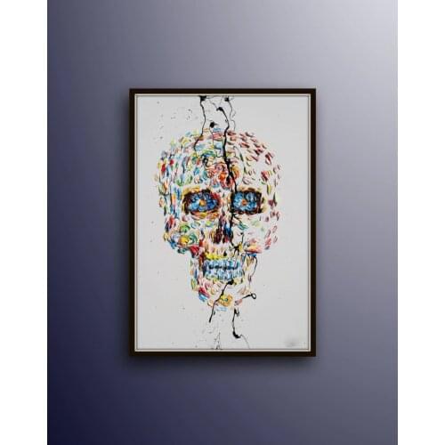 The Day of Dead original oil painting on canvas modern contemporary art