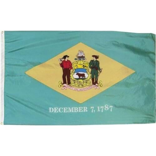 90x150cm us usa state liberty and independence december 7 1787 delaware flag