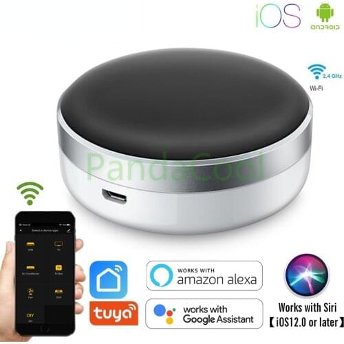 Smart Life Home Automation Universal Remote Controller WIFI+IR Control Air Condition TV Work with Google Assistant Alexa Siri