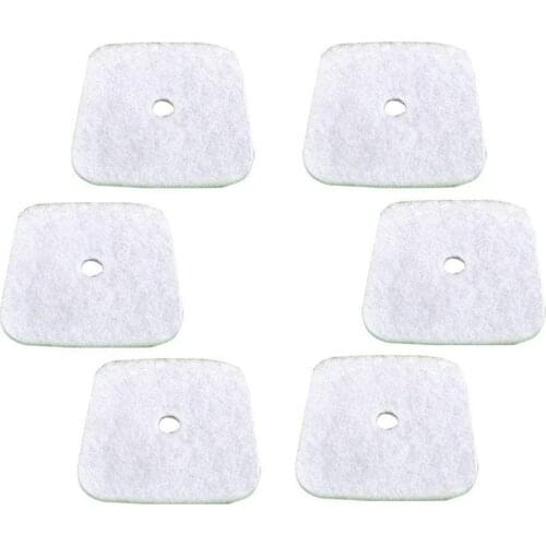 Pack of 6) Air Filter for Mantis 7222 7222E 7222M 7225 7230 7234 7240 7920 7924 Tiller / Cultivator Power Tool Accessories