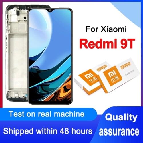 100% Tested 6.53" Display Replacement For Xiaomi Redmi 9T LCD Touch Screen Digitizer Assembly For Redmi 9T J19S M2010J19SG Model