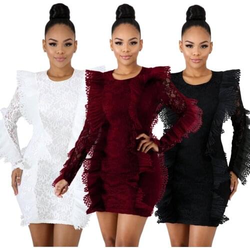 2019 new arrival spring sexy fashion style women plus size beauty dress S-XXL