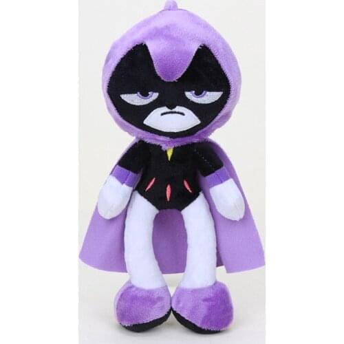 22cm new Beast Boy Raven Plush Anime cartoon figure Stuffed doll Toys Brinquedo kids toy present for boys and girls