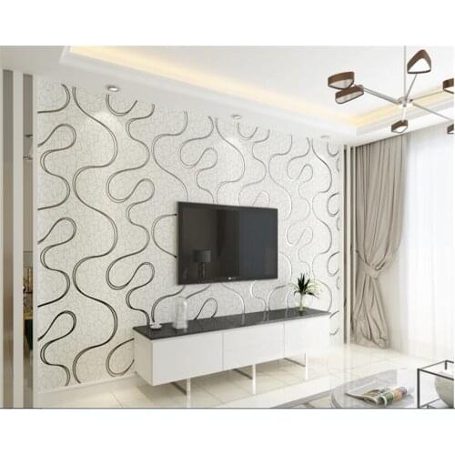 Beibehang behang 3D sofa TV background wallpaper modern minimalist fashion deerskin cashmere non-woven wallpaper papel de parede