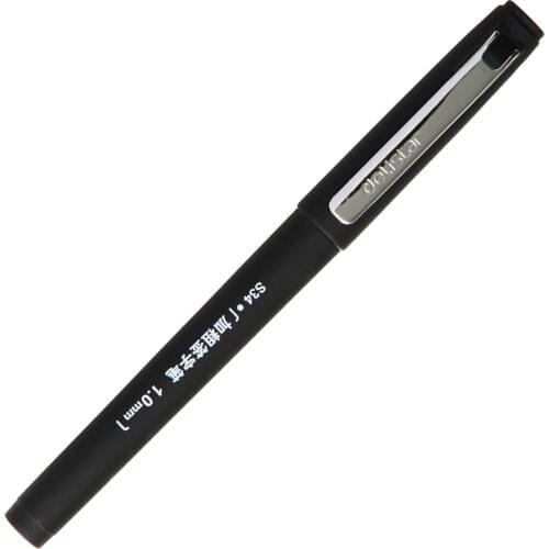 4pcs Stationery S34 Bold Signature pen 1.0mm soiled pen Neutral pen