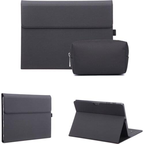 Tablet Sleeve Case For Microsoft Surface Pro 7 6 5 4 PU Leather Flip Pouch Bag Cover For Surface Go Go 2 Case