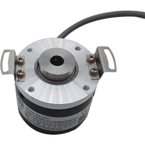 GHH52-8G100BMP526 push pull output incremental hollow shaft encoder 8mm hole 100 pulse