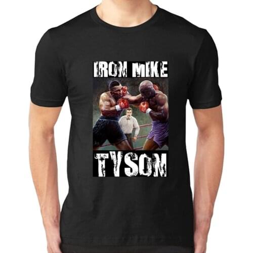 Iron Mike Tyson Boxing Champion T-Shirt Mens Summer Cotton O-Neck Short Sleeve T Shirt New Size S-3XL