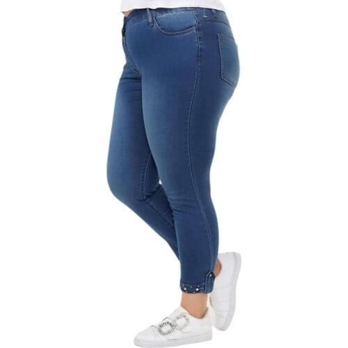 Женские джинсы с вышивкой Hanezza China At AliExpress