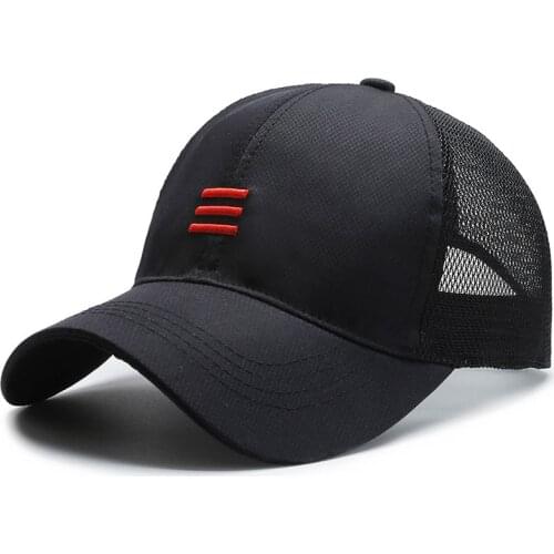 Summer Hat Mens Mesh Breathable Caps Outdoor Sun Hats Leisure Sports Caps Womens Adjustable Custom Baseball Cap