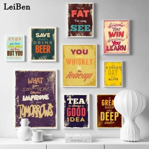 Classic Cafe Mocha Metal Tin Signs Poster Wall Art Canvas Painting Nordic Prints Wall Pictures for Kitchen Bar Home Decor