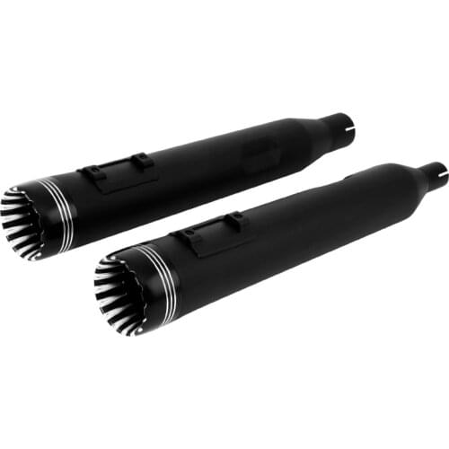 Motorcycle Slip On Dual Exhaust Mufflers Pipes For Harley Touring Road Glide Street Glide EFI FLHX 2017-2021