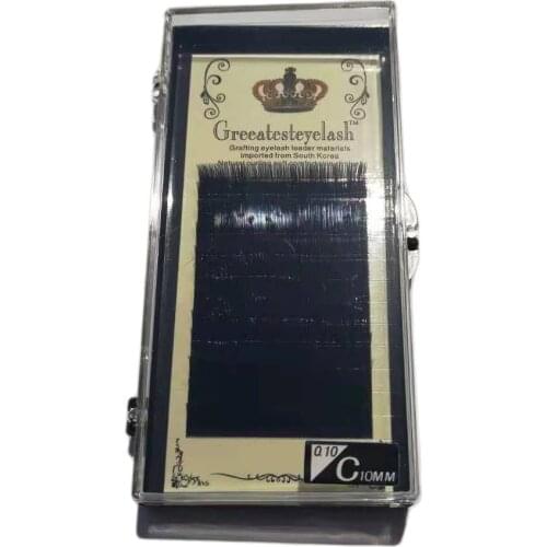 Fake Eyelashes Extention 0.1C 10MM Handed Made Flufly Mink Clusters Lamination Individual Lashes