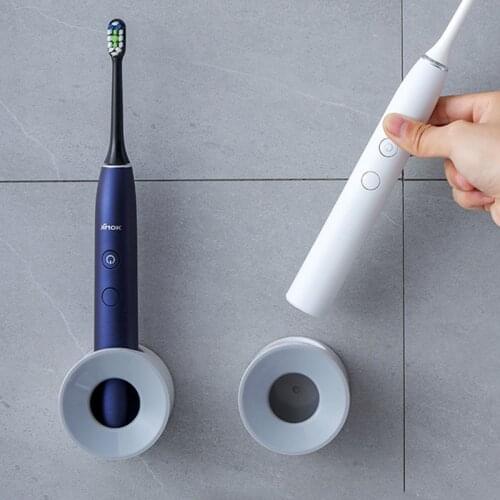Electric Toothbrush Holder Wall Self-adhesive Families Toothbrush Stand Rack Wall-Mounted Hooks Storage Bathroom Accessories