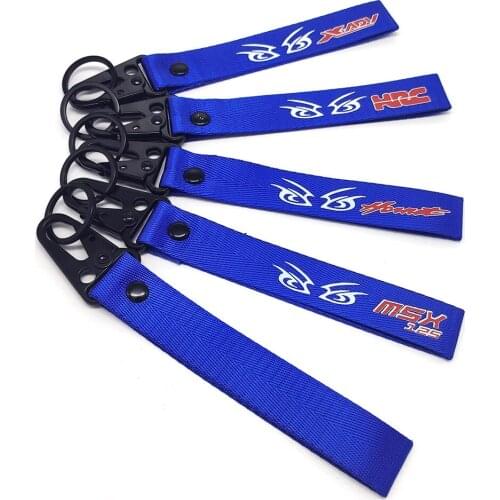 New Arrival Embroidery Key Holder Chain Collection Keychain for Honda REPSOL HRC CBF1000 CBF1000L Motorcycle Badge Keyring