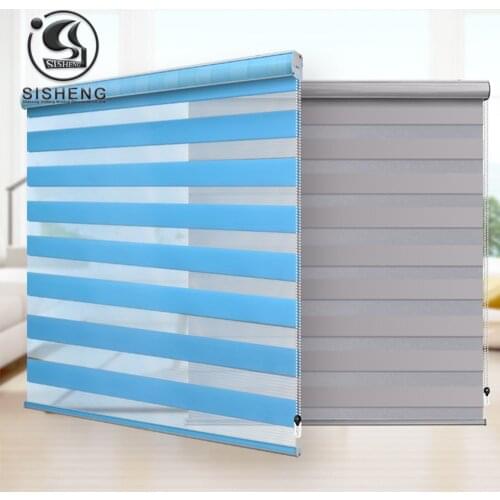 Plain color window blinds durable Day and Night blinds for window