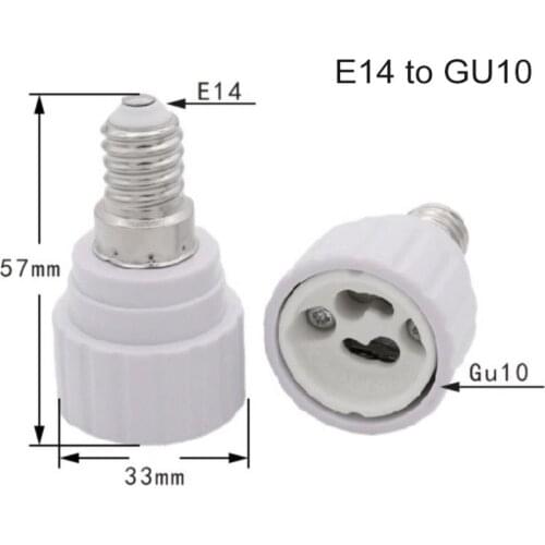 E14 To GU10 Lamp Holder Converters Lamp Base Converters LED Light Bulb Adapter Converter Holder new