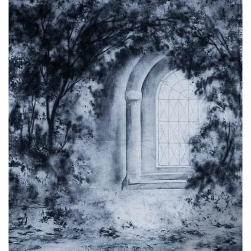 Professional Scenic old master Hand Paint Photography Background FSE20,fabric photo backdrop,5ft x7ft photo Muslin backdrops