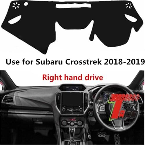 TAIJS Factory Simple Good Quality Polyester Fibre Car Dashboard Cover For Subaru Crosstrek 2018-2019 Right hand drive