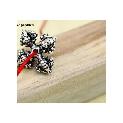 10pcs/lot Tibetan Silver lotus spacer Loose Bead Spacer Beads Connectors for DIY Jewelry Making bracelet fg4s