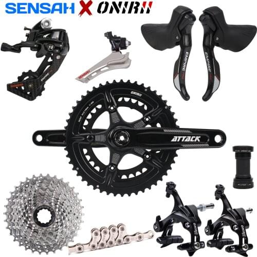 SENSAH EMPIRE PRO 2x12 Speed 24s Road Bicycle Groupset Carbon Shifter Rear Derailleurs ONIRII Crank Cassette Bike R8000 105 New