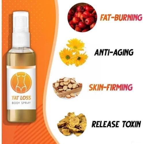 Slimming Spray Essential oil Spray Organic for Body Knee Buttocks Abdomen Belly Fat Burner Weight Loss Products Fast Fat Burning