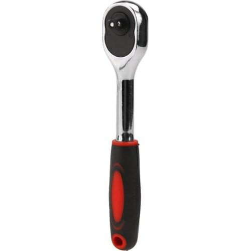 1/4" High Torque Ratchet Wrench Square Head Spanners for Socket 24 Teeth Cr-v Quick Release Wrench A Type Hand Tools