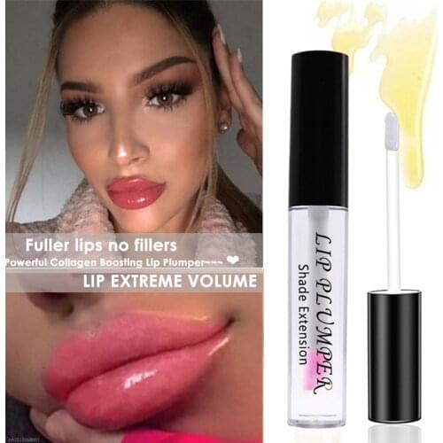 Lip Plumper Oil Moisturizing Instant Volumising Lips Plumping Long Lasting Natural Lip Repairing Care Reduce Lip Fine Lines Mask