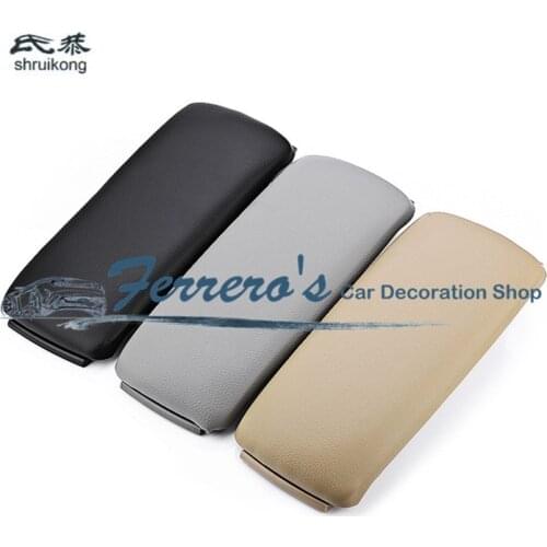 High quality car accessories Leather Center Console Armrest Cover storage Lid For 1999 2000 2001 2002 2003 2004 2005 AUDI A6 C5