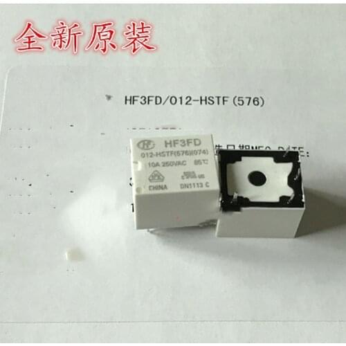 5pcs HF3FD-012-HSTF Relay 4-pin 12V 10A HF3FA-012-HTF HSF