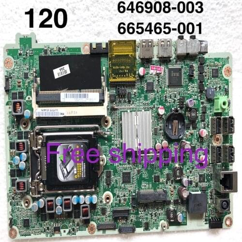 646908-003 For HP Omni 120 AIO motherboard DA0WJ5MB6E0 665465-001 motherboard 100%tested fully work