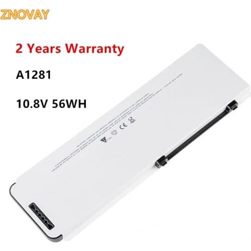 10.8V 56WH Notebook Battery Compatible with MacBook Pro 15 inch Aluminum Unibody Series, 2008 Version, A1281