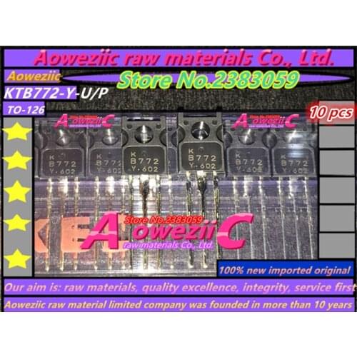 Aoweziic 100% new imported original B772 B772-Y KTB772-Y KTB772-Y-U/P TO-126 power triode